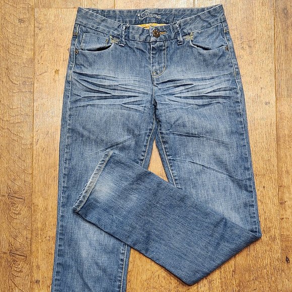 PIAMA Women's Low Rise Straight Leg Jeans - Sz 1 - Picture 1 of 5